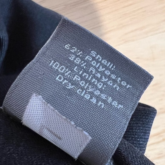 280. Ann Taylor Cuffed Classic Charcoal Grey Trousers Size 10 - Picture 7 of 8